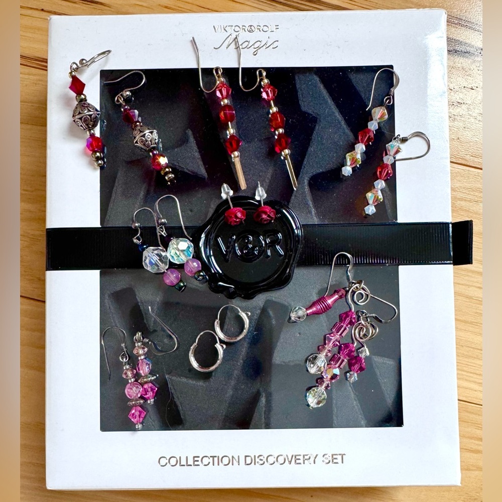 Earring Bundle! Swarovski Crystal Bead Earring Collection with Viktor & Rolf Box - Picture 5 of 12